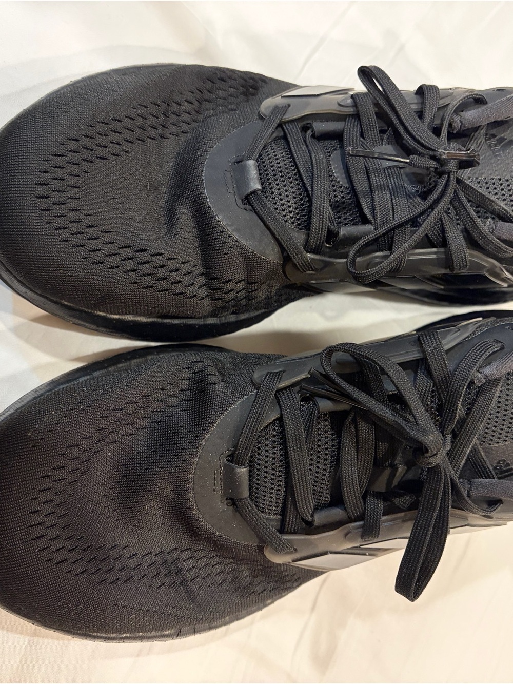 adidas Men's Black Breathable Mesh Athletic Shoes